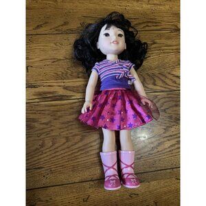 AMERICAN Girl Wellie Wishers  Emerson  Doll Used pbk1